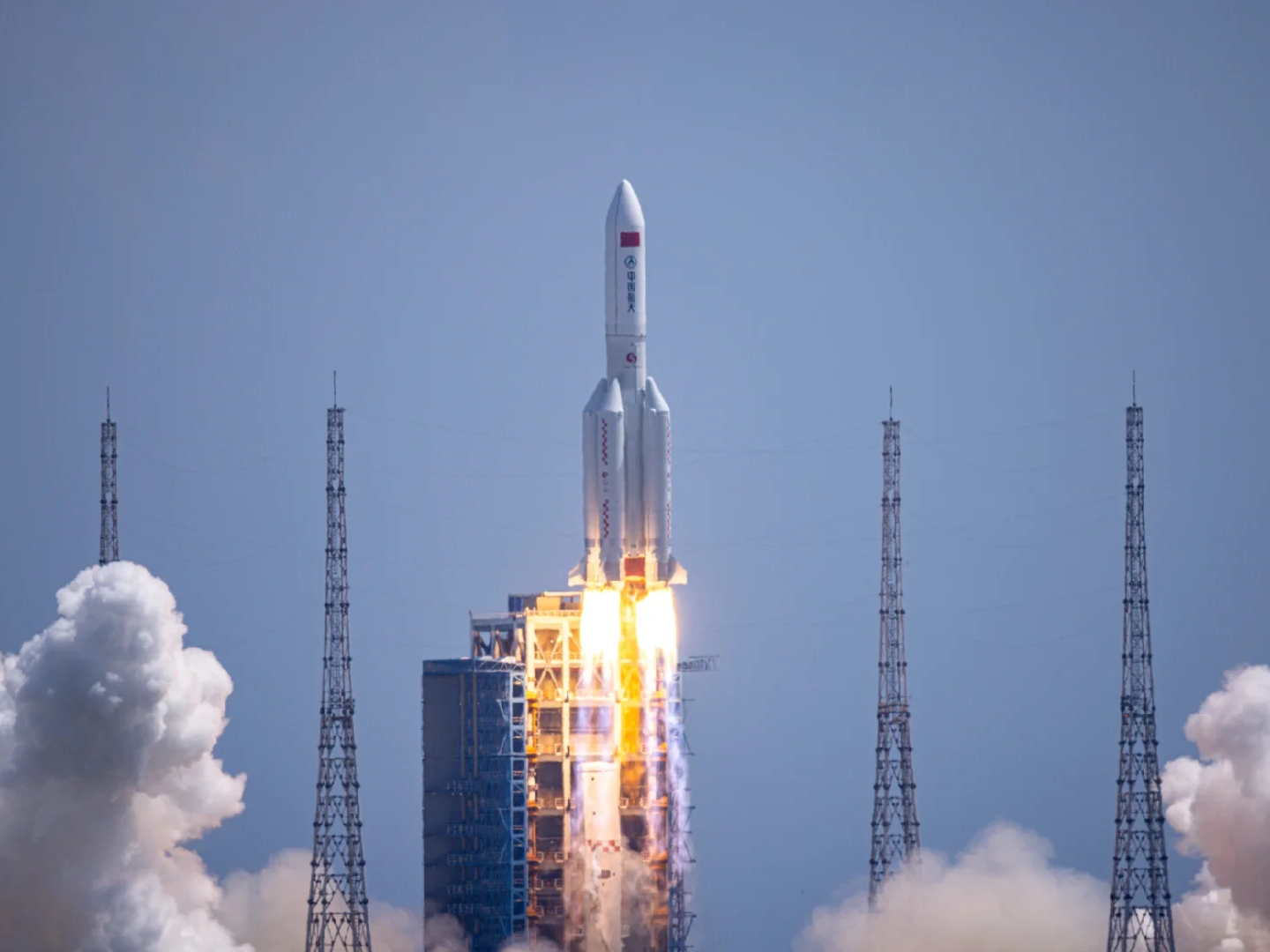 恭喜我公司高压电磁阀助力天舟八号货运飞船发射成功